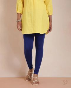 Twin Birds Women Cotton Churidar Legging - Ink Blue
