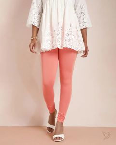 Twin Birds Women Cotton Churidar Legging - Amber Flower