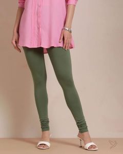 Twin Birds Women Cotton Churidar Legging - Cactus