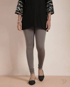 Twin Birds Women Cotton Churidar Legging - Eiffel Tower