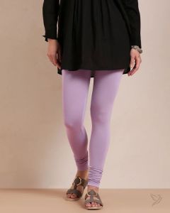 Twin Birds Women Cotton Churidar Legging - Mid Lavender