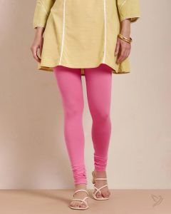 Twin Birds Women Cotton Churidar Legging - Pure Magenta