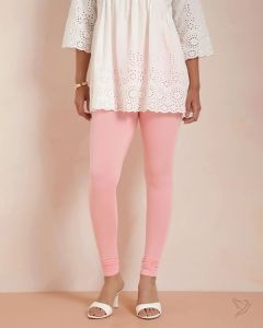 Twin Birds Women Cotton Churidar Legging - Cinnamon
