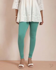 Twin Birds Women Cotton Churidar Legging - Teal Blue