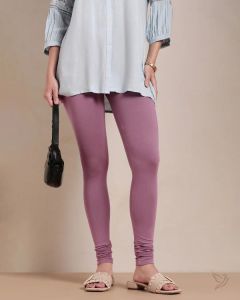 Twin Birds Women Cotton Churidar Legging - Wild Rose