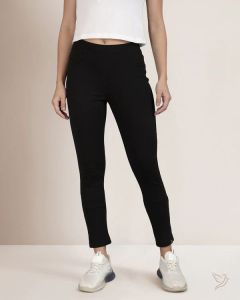 Twin Birds Women Flexi Indigo Jegging Black Cat