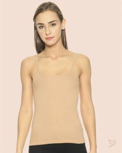 Twin Birds Women Cami with Adjuster Slip Natural Skin