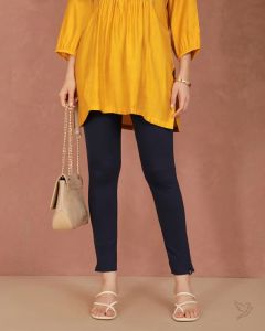 Twin Birds Women Sleek Kurti Pant Navy Classic